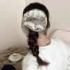 Encaje a cuadros doble gorda gorda gorda gorra de pelo grueso 2025 nuevo cordón 15cm omega-croqueta cabeza cabeza flor tocado Application Scenario